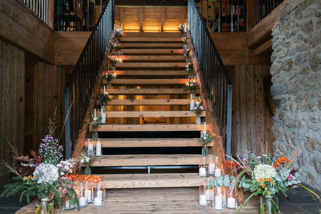 Décoration de mariage en haute-Savoie